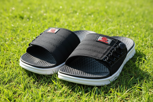 Black slides on grass with high clarity